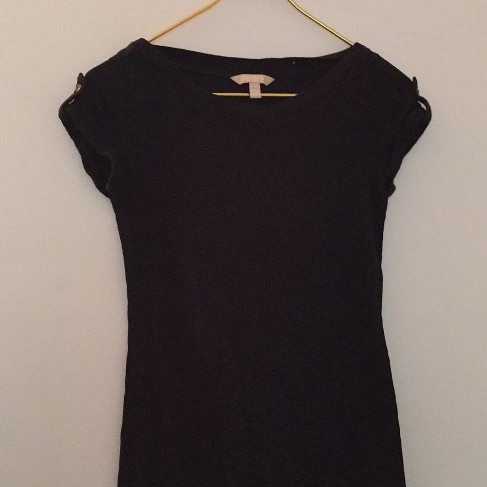 Banana Republic | Black t-shirt Dress